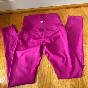 Lululemon Pink High-Waisted Leggings